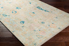 Ushak Hand-Knotted Wool Rug, detail - Starboard Lane